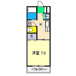 コーポ･スライビング Ⅲの物件間取画像